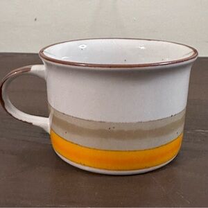 Lunch Mates Sunset Cultura Soup Mug Bowl Cup Speckled Japan Vintage MCM Retro